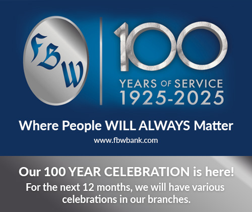 Fbw Bank 100 Year Pop Up